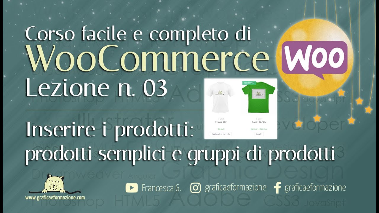 WOOCOMMERCE CORSO COMPLETO inserire i prodotti