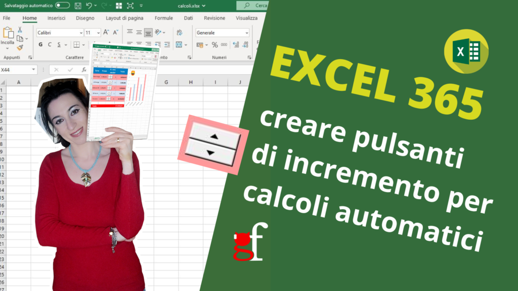 Excel: creare un pulsante di incremento