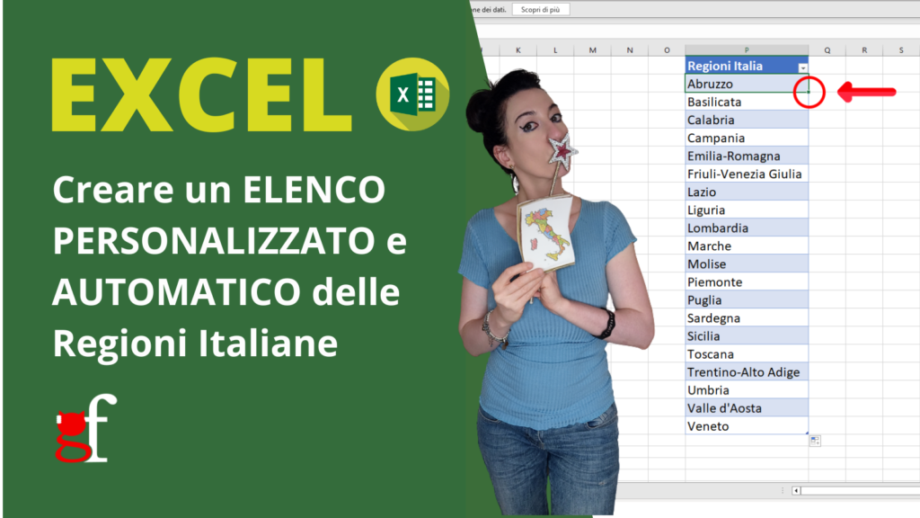 Creare un Elenco Personalizzato delle Regioni Italiane in Excel