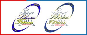 ricostruzione logo libertas firness palestra