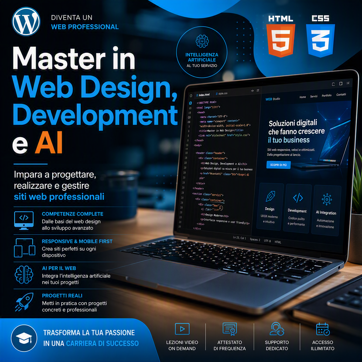 Corso Web Designer con WordPress e IA