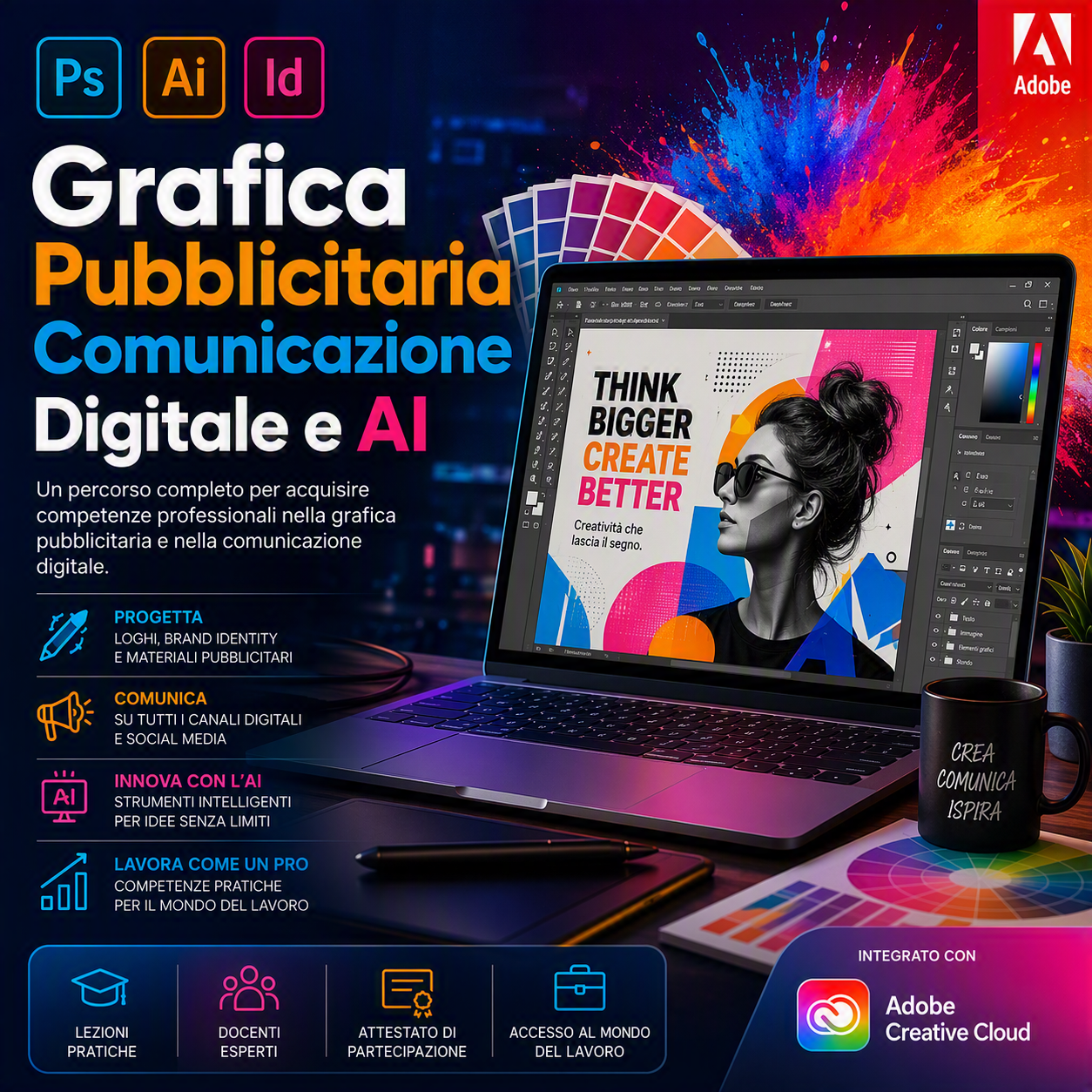 Corso di Grafica e Comunicazione Digitale e AI