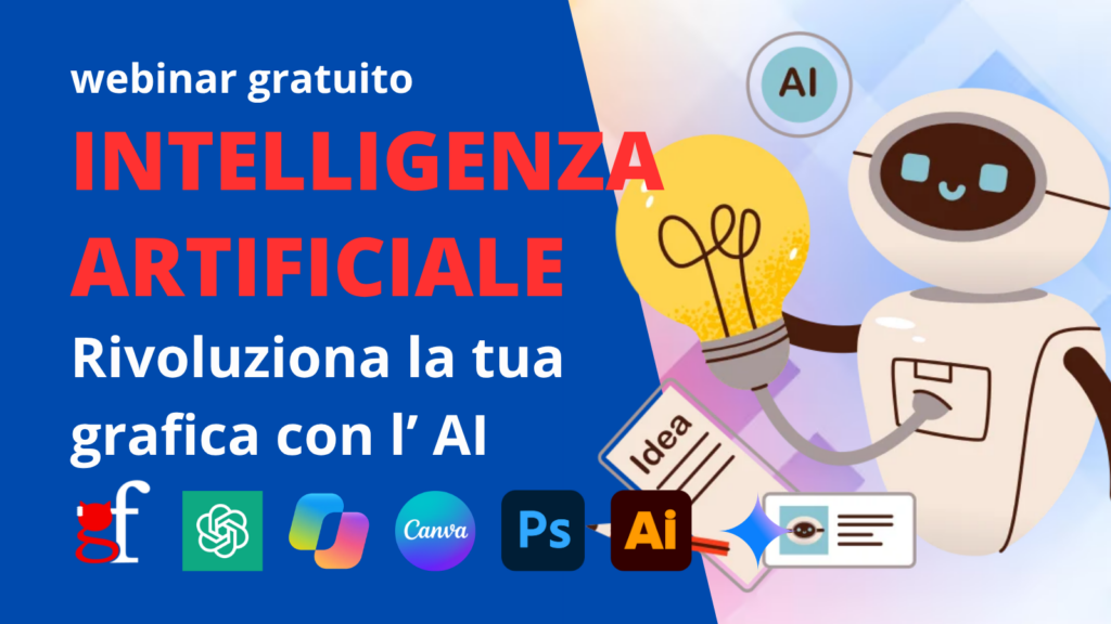 Rivoluziona la tua grafica con l’AI webinar gratuito
